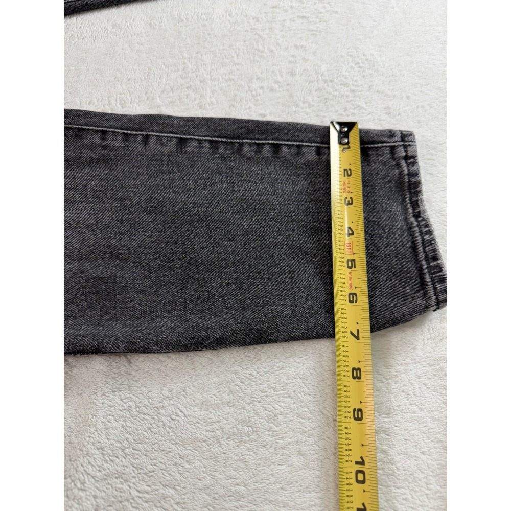 Frame Le Garcon Crop Jeans Laird Faded Black Slim Boyfriend LGJC830 Womens 31 - Picture 7 of 11